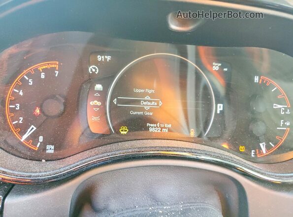 1C4SDJCT3TC206330 2026 DODGE DURANGO Black Vista del cuadro de instrumentos