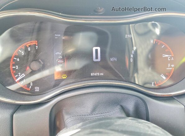 1C4SDJCT4LC114644 2020 DODGE DURANGO Gray Instrument cluster view