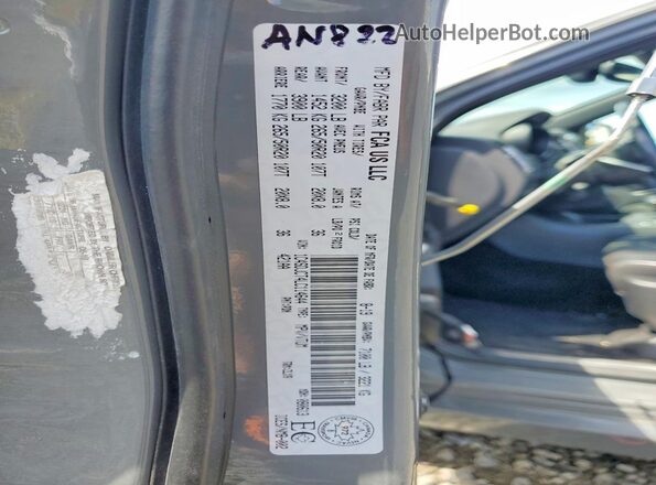 1C4SDJCT4LC114644 2020 DODGE DURANGO Gray 360 interior view