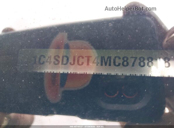 1C4SDJCT4MC878818 2021 DODGE DURANGO Gray 