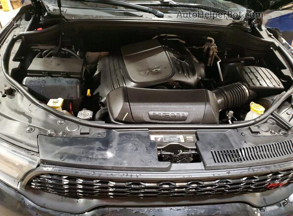 1C4SDJCT4NC198158 2022 DODGE DURANGO Black ძრავის განყოფილების ხედი