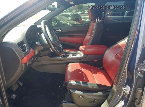 1C4SDJCT5MC723811 2021 DODGE DURANGO Синий Вид салона спереди