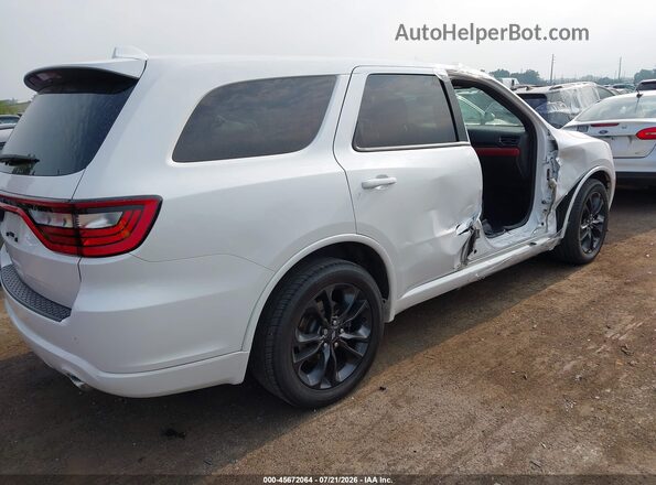 1C4SDJCT5MC837839 2021 DODGE DURANGO Белый Задняя правая четверть