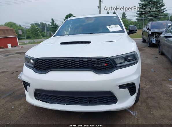 1C4SDJCT5MC837839 2021 DODGE DURANGO Белый Вид щитка приборов