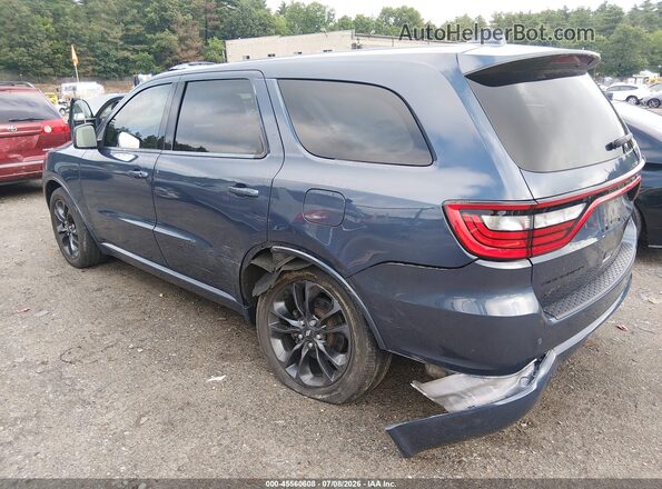 1C4SDJCT5MC848629 2021 DODGE DURANGO Blue Tył lewy