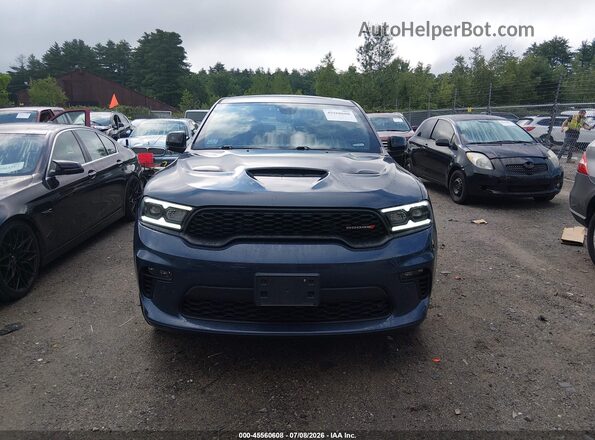 1C4SDJCT5MC848629 2021 DODGE DURANGO Blue Widok zestawu wskaźników
