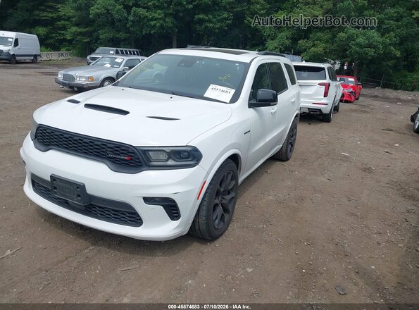 1C4SDJCT5PC568519 2023 DODGE DURANGO White Vista tres cuartos delantera izquierda