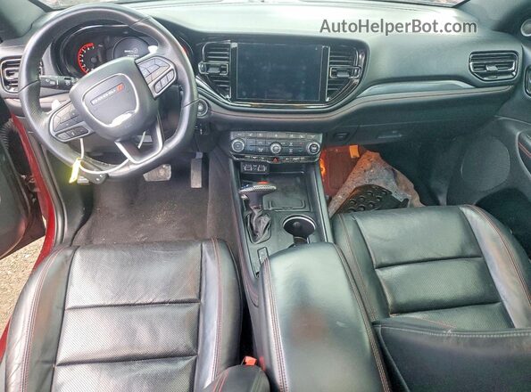 1C4SDJCT5RC143689 2024 DODGE DURANGO Maroon Widok deski rozdzielczej