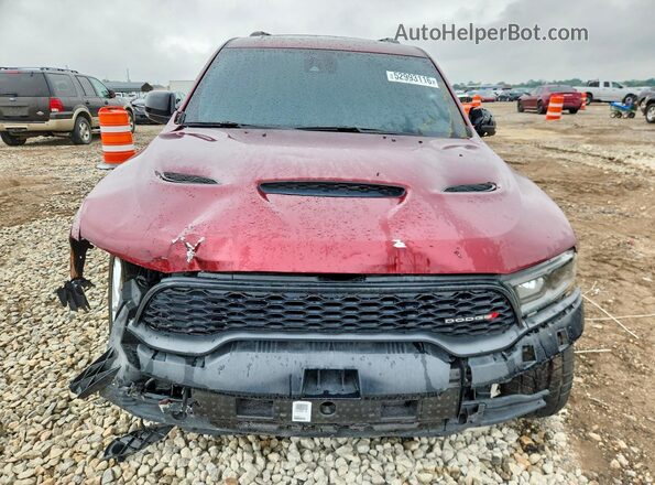 1C4SDJCT5RC143689 2024 DODGE DURANGO Maroon Widok z przodu