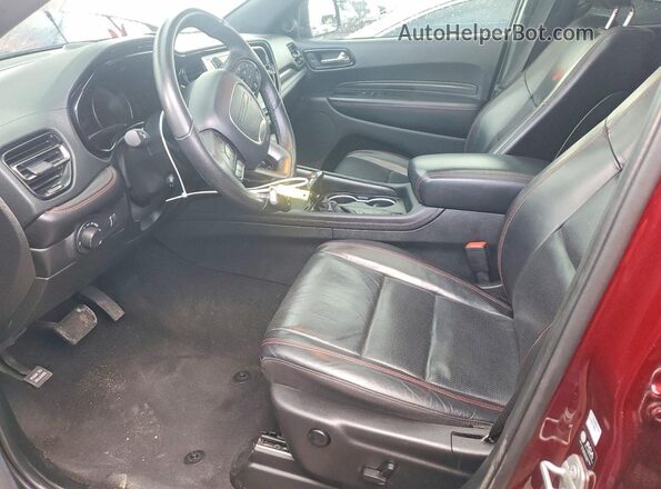 1C4SDJCT5RC143689 2024 DODGE DURANGO Maroon Widok wnętrza z przodu