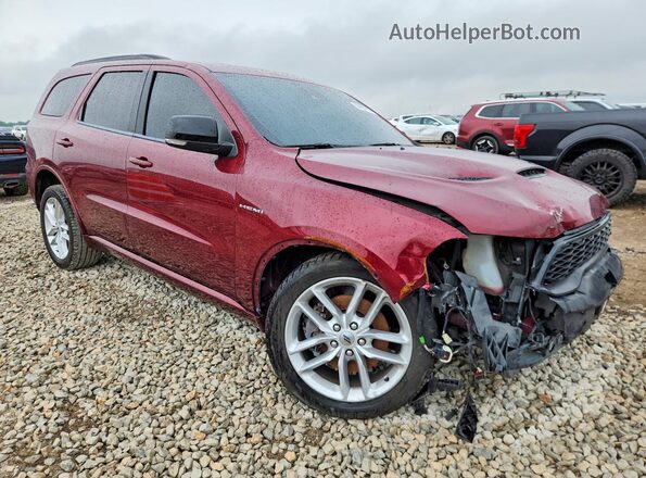 1C4SDJCT5RC143689 2024 DODGE DURANGO Maroon Przód prawy
