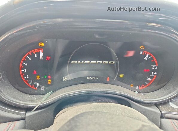 1C4SDJCT5SC555469 2025 DODGE DURANGO Charcoal Vista del cuadro de instrumentos