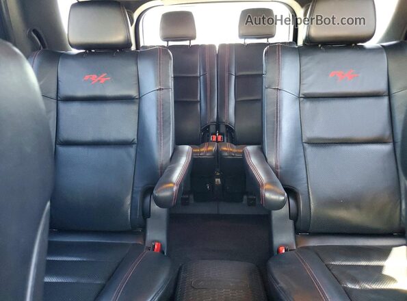 1C4SDJCT6GC394685 2016 DODGE DURANGO Black Հետևի նստատեղերի տեսք