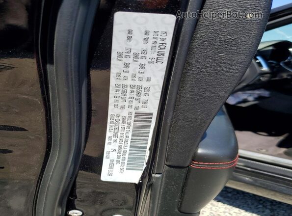 1C4SDJCT6GC394685 2016 DODGE DURANGO Black VIN կոդի պիտակի տեսք