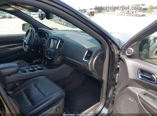 1C4SDJCT6HC879216 2017 DODGE DURANGO Black Widok wnętrza z przodu