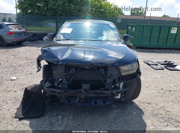 1C4SDJCT6HC879216 2017 DODGE DURANGO Black Widok wnętrza z tyłu