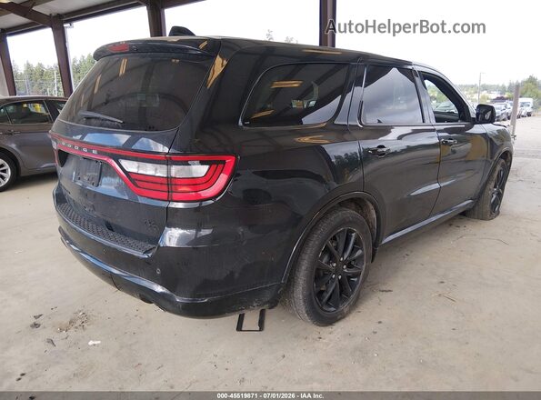 1C4SDJCT6JC345381 2018 DODGE DURANGO Черный Задняя правая четверть