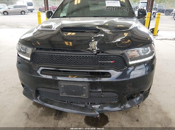 1C4SDJCT6JC345381 2018 DODGE DURANGO Черный Вид спереди