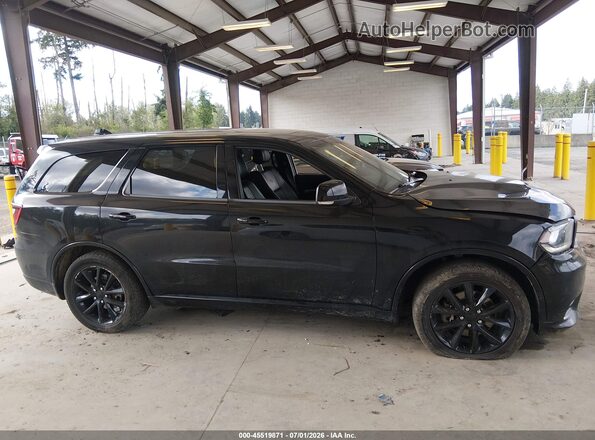1C4SDJCT6JC345381 2018 DODGE DURANGO Черный Вид задней части салона
