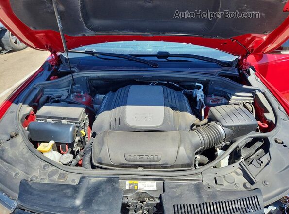 1C4SDJCT6LC413214 2020 DODGE DURANGO Red ძრავის განყოფილების ხედი