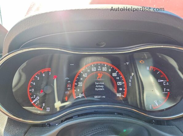 1C4SDJCT6LC413214 2020 DODGE DURANGO Red ხელსაწყოთა პანელის ხედი