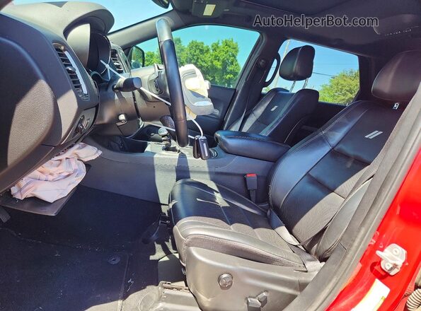 1C4SDJCT6LC413214 2020 DODGE DURANGO Red წინა სალონის ხედი