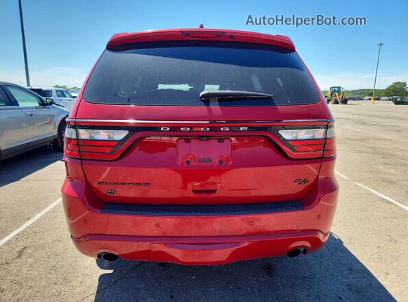 1C4SDJCT6LC413214 2020 DODGE DURANGO Red უკანა ხედი