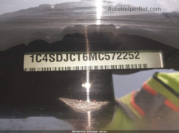 1C4SDJCT6MC572252 2021 DODGE DURANGO White 