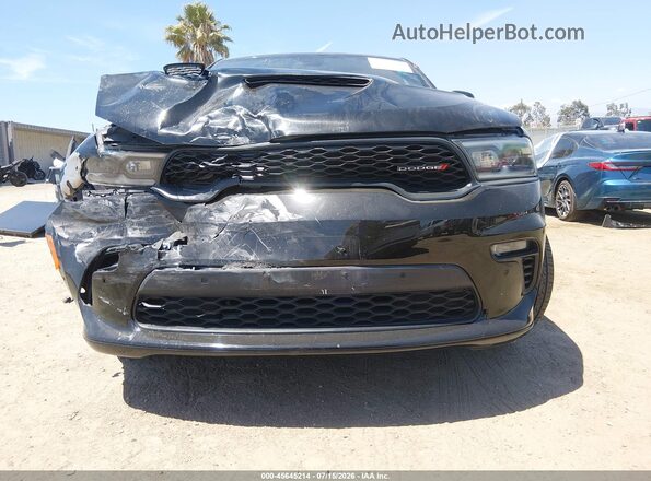 1C4SDJCT6NC222394 2022 DODGE DURANGO Black წინა ხედი