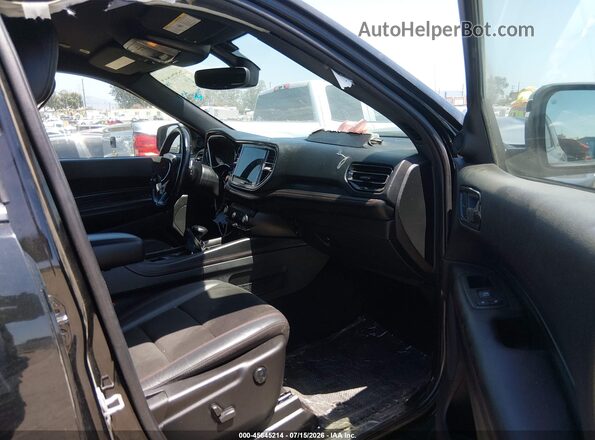 1C4SDJCT6NC222394 2022 DODGE DURANGO Black წინა სალონის ხედი