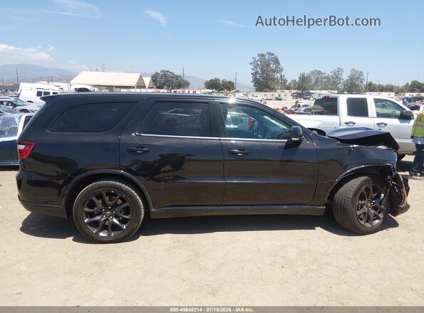 1C4SDJCT6NC222394 2022 DODGE DURANGO Black ხელსაწყოთა პანელის ხედი
