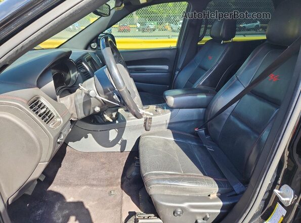 1C4SDJCT7JC415387 2018 DODGE DURANGO Black Front interior view