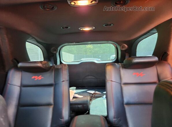1C4SDJCT7JC415387 2018 DODGE DURANGO Black Rear seats view