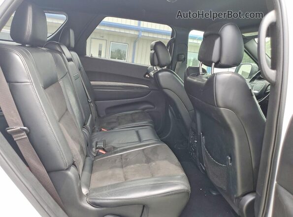 1C4SDJCT7LC142521 2020 DODGE DURANGO Белый Вид задней части салона