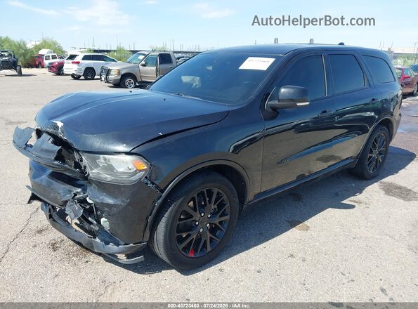 1C4SDJCT8GC353880 2016 DODGE DURANGO Black Առջևի ձախ երեք քառորդ տեսարան