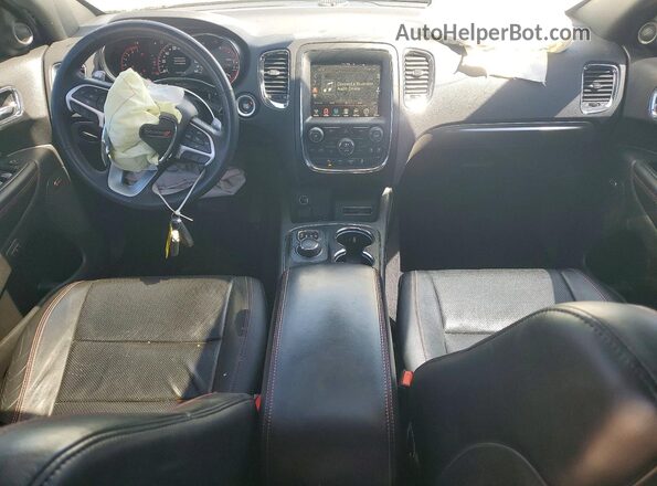 1C4SDJCT8HC659947 2017 DODGE DURANGO White Dashboard view
