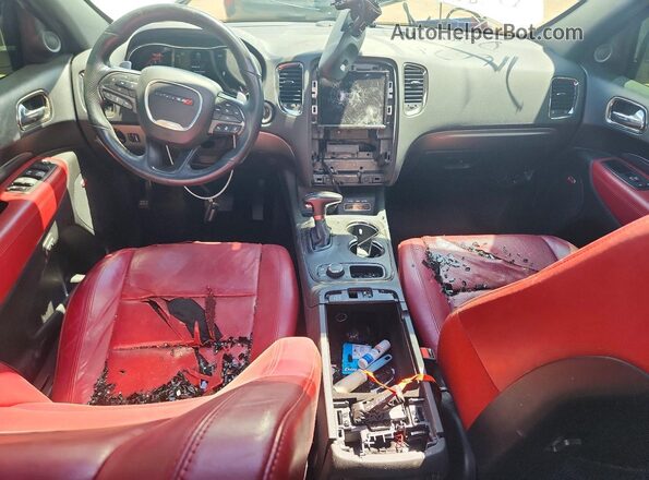 1C4SDJCT8JC205851 2018 DODGE DURANGO White Dashboard view
