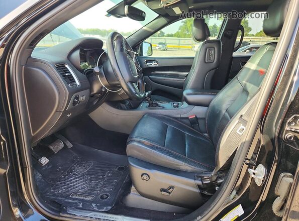 1C4SDJCT8JC371061 2018 DODGE DURANGO Black Вид салону спереду