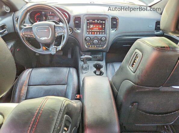 1C4SDJCT8JC371061 2018 DODGE DURANGO Black Вид панелі приладів