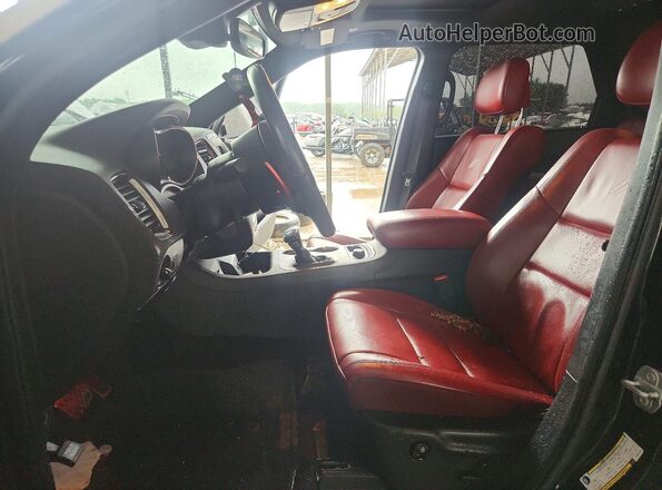1C4SDJCT8KC551125 2019 DODGE DURANGO Black Front interior view