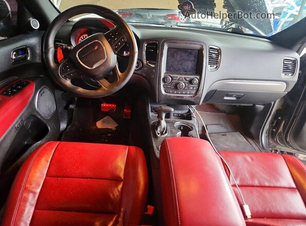 1C4SDJCT8KC551125 2019 DODGE DURANGO Black Dashboard view