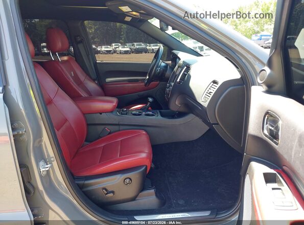 1C4SDJCT8KC652777 2019 DODGE DURANGO Gray Widok wnętrza z przodu