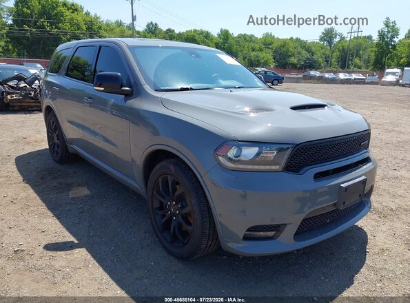 1C4SDJCT8KC652777 2019 DODGE DURANGO Gray Widok zestawu wskaźników