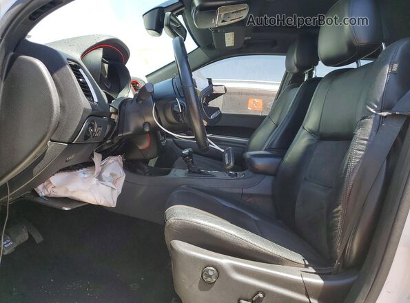 1C4SDJCT8LC248704 2020 DODGE DURANGO Белый Вид салона спереди