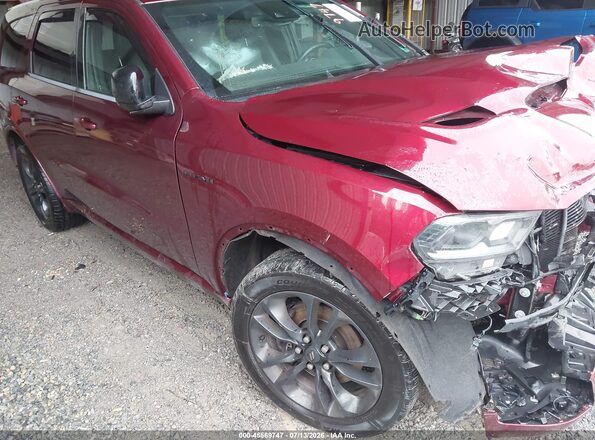 1C4SDJCT8MC765132 2021 DODGE DURANGO Темно-бордовый 