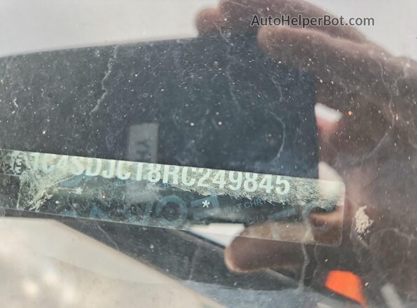 1C4SDJCT8RC249845 2024 DODGE DURANGO Gray VIN կոդի պիտակի տեսք