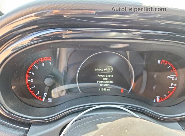 1C4SDJCT8SC539069 2025 DODGE DURANGO Black Widok zestawu wskaźników