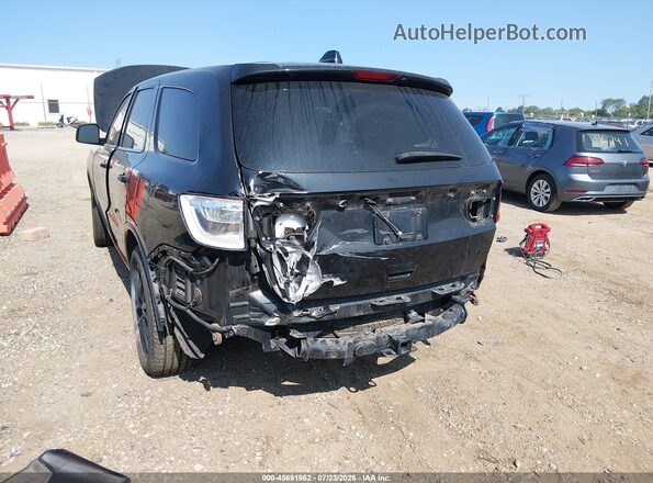 1C4SDJCT9GC347361 2016 DODGE DURANGO Black Вид спереду