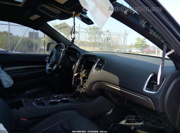 1C4SDJCT9GC347361 2016 DODGE DURANGO Black Вид салону спереду