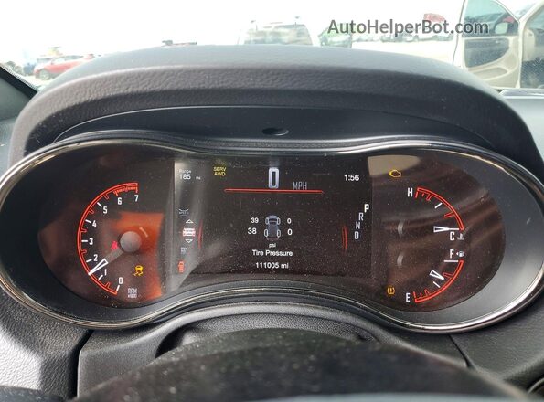 1C4SDJCT9KC549349 2019 DODGE DURANGO Gray Widok zestawu wskaźników